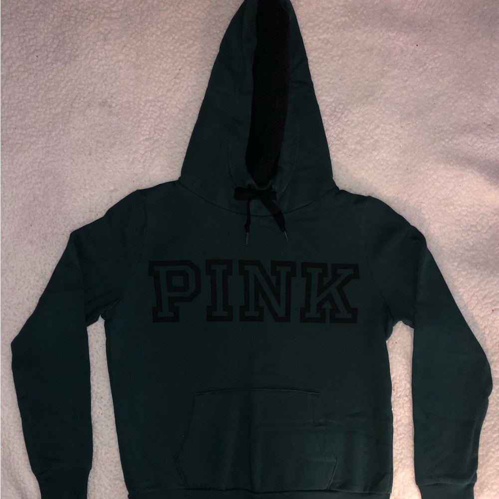 Victoria's Secret PINK Dark Green Hoodie